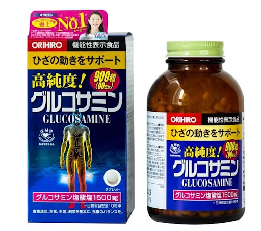 Viên uống Glucosamine Orihiro của Nhật Bản 1500mg