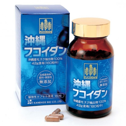 Viên uống Okinawa Fucoidan Của Nhật (Fucoidan Xanh) 180 Viên