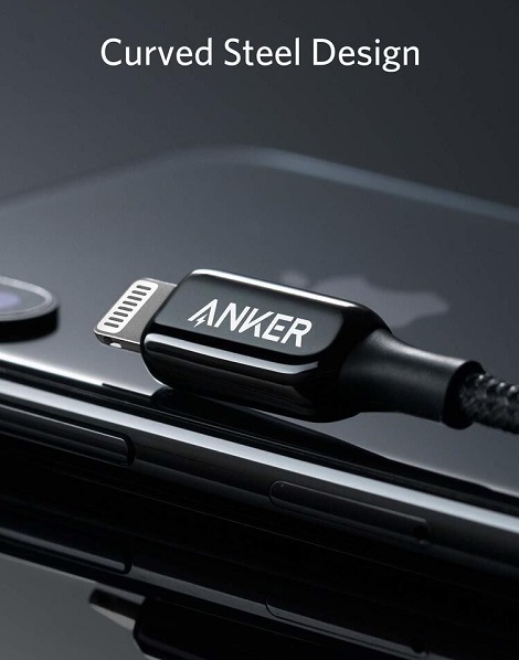 Cáp sạc Anker PowerLine+ III USB-C A8842 Lightning dài 0.9m cao cấp
