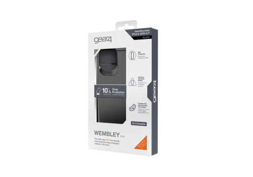 Ốp lưng chống sốc Gear4 D3O Wembley Flip cho iPhone 12 Mini chính hãng