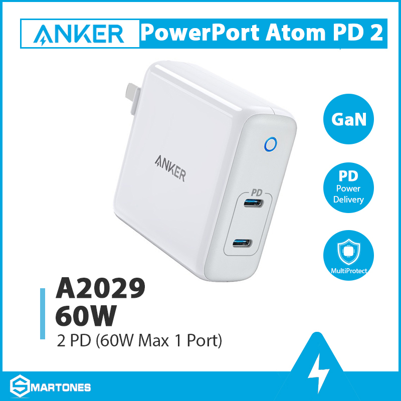 Sạc Anker PowerPort Atom PD2 A2029 hỗ trợ tương thích thiết bị đa dạng
