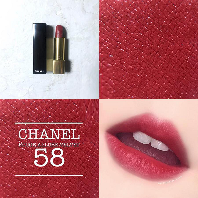 Son Chanel 58 Rouge Vie quyến rũ 