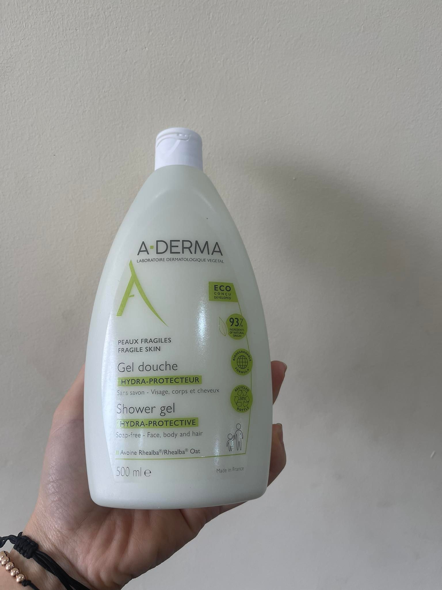 Sữa tắm hỗ trợ giảm mụn lưng Aderma 500ml
