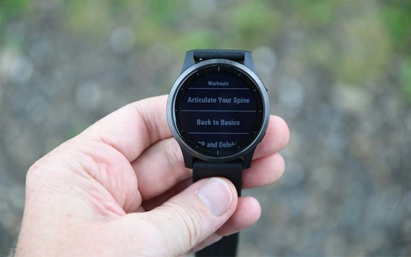 Đồng hồ thông minh Garmin Vivoactive 4S, 40mm mặt tròn màu đen 