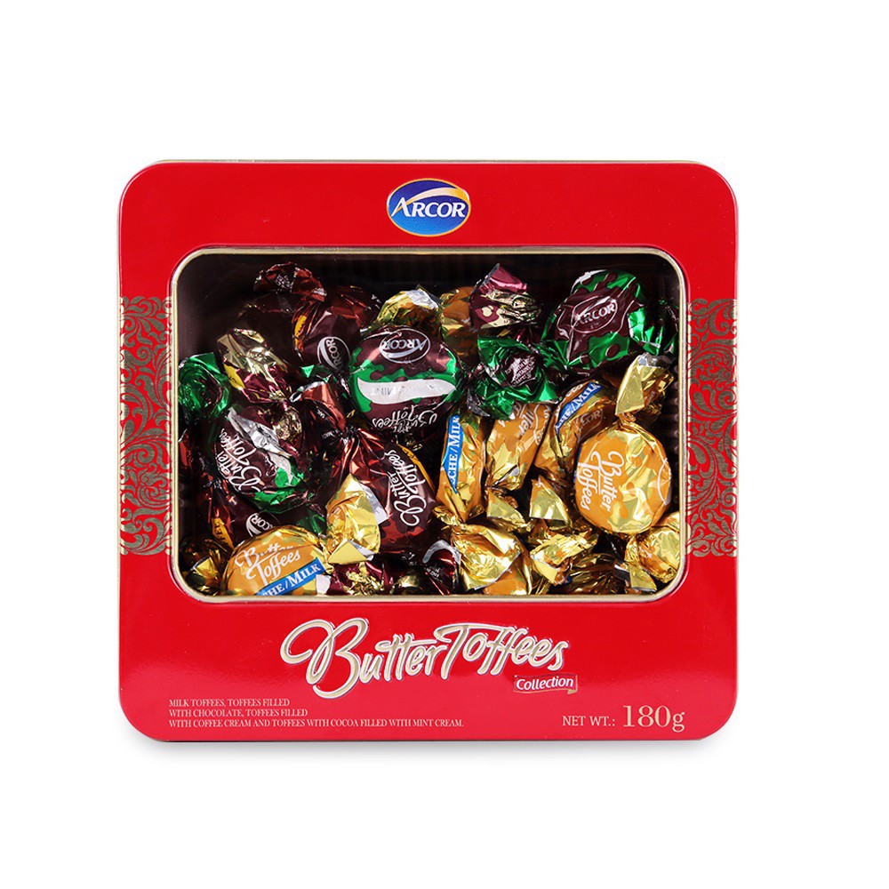 Kẹo Butter Toffees Arcor 180g