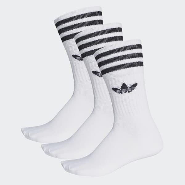  Bộ 3 đôi tất Adidas Solid Crew Sock S21489
