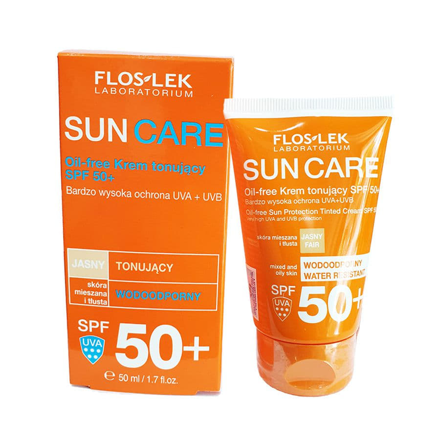 Kem chống nắng Floslek Oil Free Sun Protection Tinted Cream SPF 50+