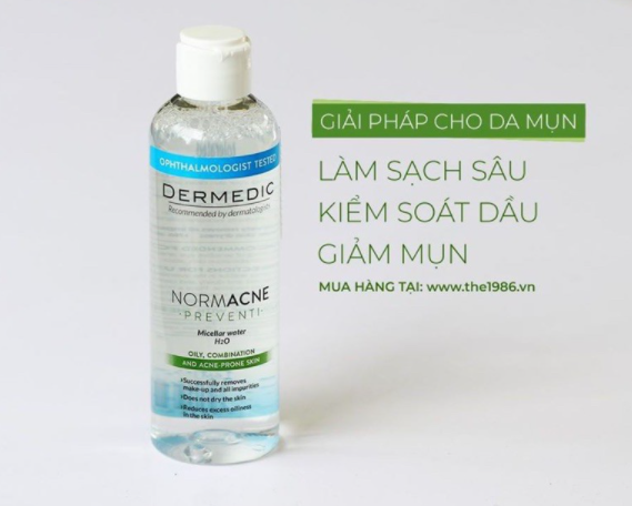 Nước tẩy trang Dermedic Normacne Micellar Water H2O