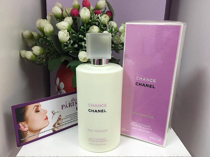 Dưỡng thể nước hoa Chanel Chance Eau Fraiche Moisturizing Body Cream 200g   Shopee Việt Nam