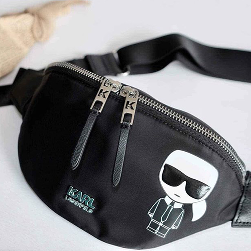 Túi đeo chéo Karl Lagerfeld BumBag màu đen thời trang