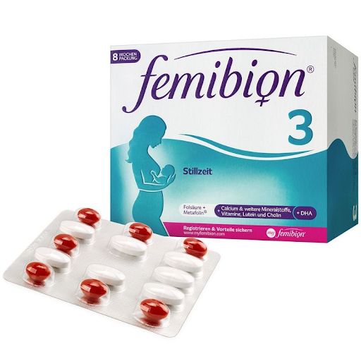 Vitamin Tổng Hợp Cho Phụ Nữ Sau Sinh Femibion 3 Của Đức, 56 viên