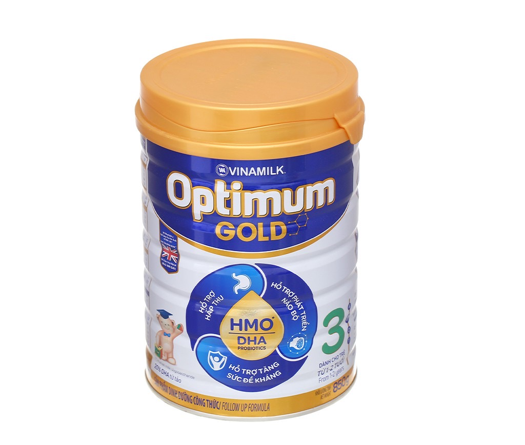 Sữa Bột Optimum Gold HMO 3 Mẫu Mới Cho Trẻ 1-2 Tuổi