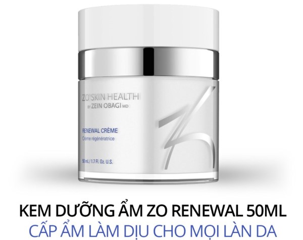 Kem dưỡng ẩm Zo Skin Health Renewal Cremé mang lại làn da căng tràn sức sống