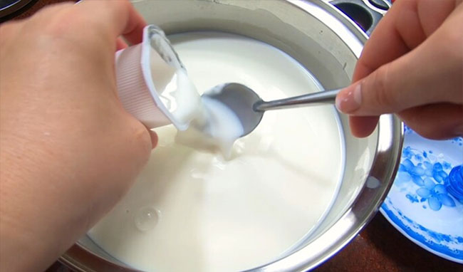 Cách làm sữa chua Hy Lạp - bước 2