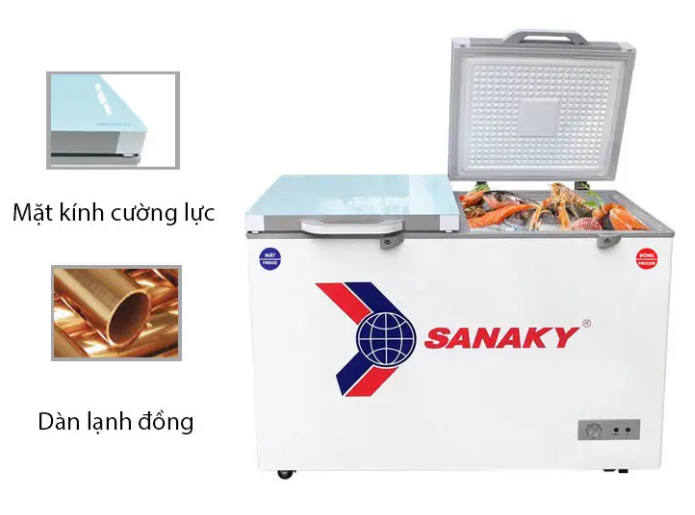 Tủ đông Sanaky 230 lít VH-2899W2KD