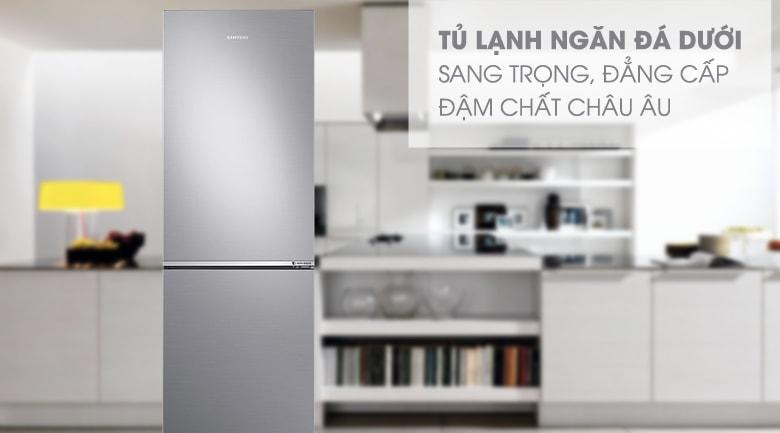 Tủ lạnh Samsung Inverter 310 lít RB30N4010S8/SV tông màu bạc sang trọng