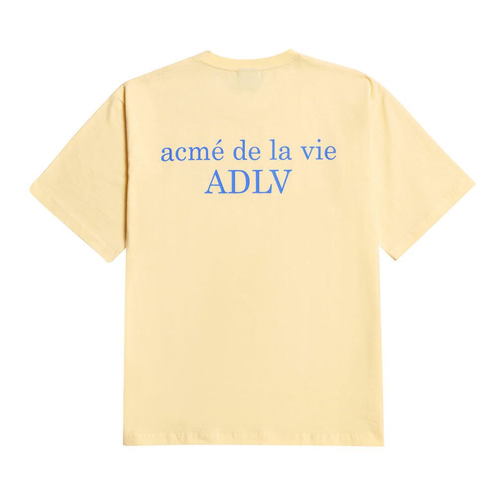 Mặt sau áo thun Acmé de la vie ADLV Basic Short Sleeve T-Shirt 2 Light Yellow