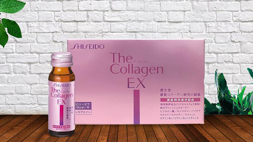 Collagen Nước Shiseido EX Nhật Bản, hộp 10 lọ