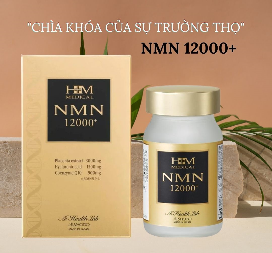 Viên Uống Trẻ Hóa Da NMN Aishodo 12000+