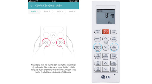 Cách điều khiển điều hòa LG bằng điện thoại với ứng dụng LG SmartThinQ