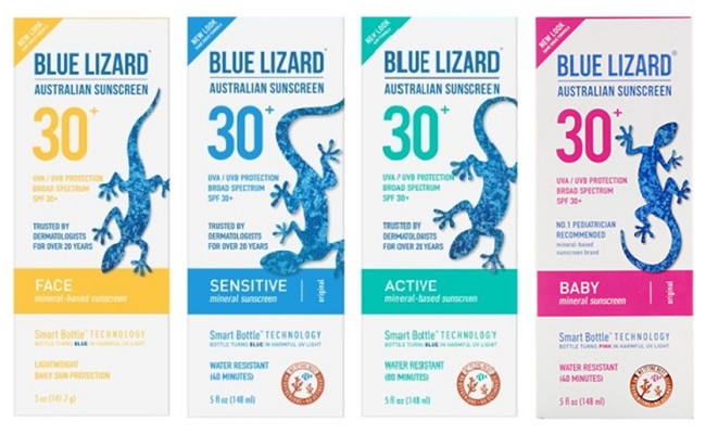 Kem kháng nắng và nóng Úc Blue Lizard