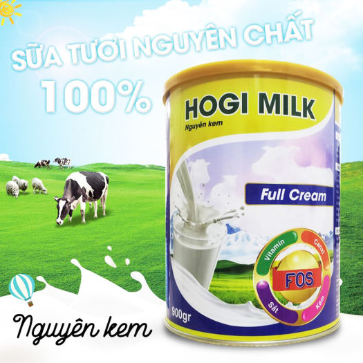 Sữa bột nguyên kem béo Hogi cho người gầy