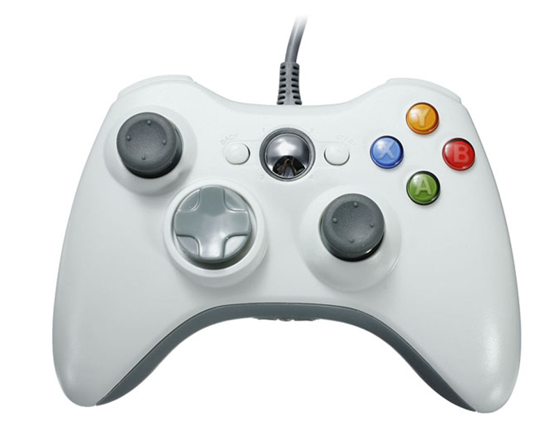 Tay cầm chơi game Microsoft Xbox 360 màu trắng