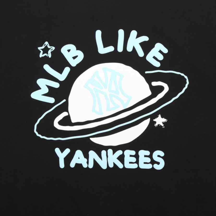 Áo Phông MLB Like 21 Planet Short Sleeve TShirt New York Yankees Black