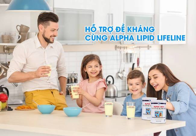 Sữa non Alpha Lipid Lifeline dành riêng cho tất cả gia đình