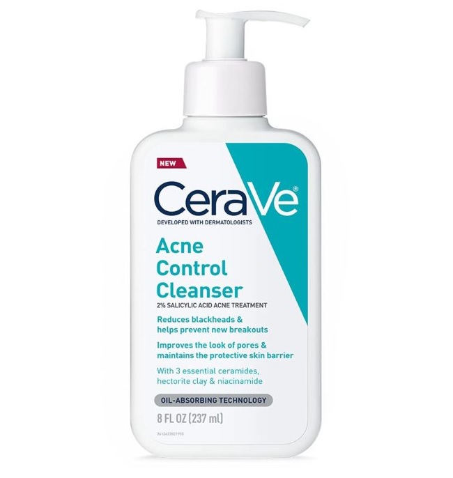 Sữa rửa ráy CeraVe mang lại da nhờn nhọt - CeraVe Acne Control Cleanser