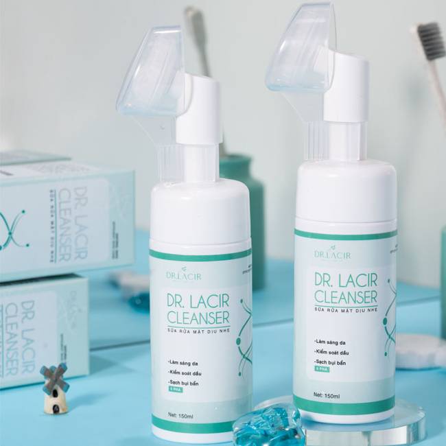 Sữa rửa mặt kiềm dầu Dr Lacir