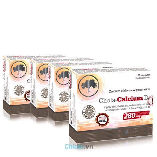 Viên Uống Hỗ Trợ Bổ Sung Canxi Chela-Calcium D3, Hộp 30 Viên