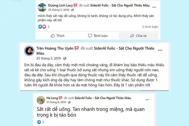 Review thuốc sắt cho bà bầu 3 tháng đầu SideAL Folic