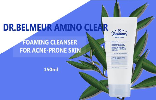 Sữa rửa mặt cho da dầu mụn nhạy cảm Dr.belmeur Amino Clear 