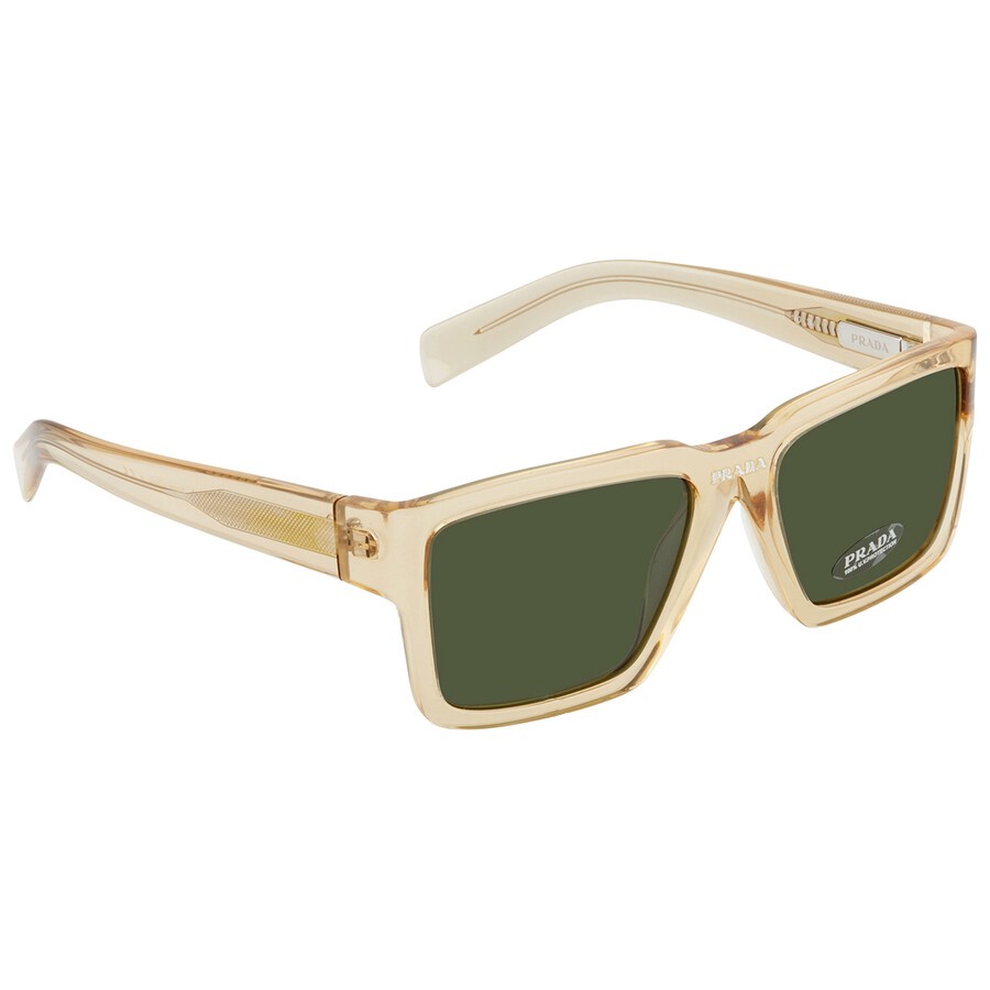 Kính Mát Prada Dark Green Square Men's Sunglasses PR 09YS 01N1I0 56