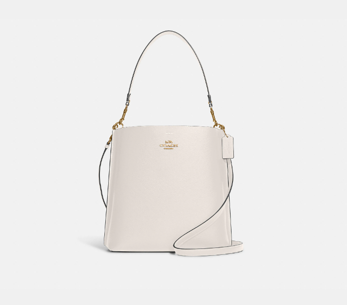 Túi Xách Nữ Coach Mollie Bucket Bag CA214 Gold Chalk