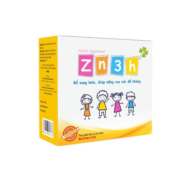 Siro Zn3H bổ sung cập nhật kẽm mang đến bé 