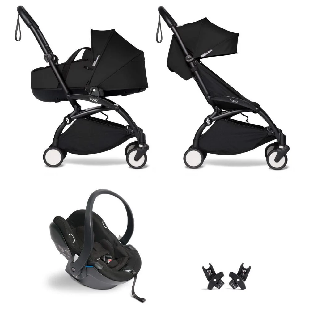 Xe đẩy Babyzen Yoyo 0+/6+ Complete Stroller - Black/Black xe day babyzen yoyo 0 6 complete stroller black black chiaki vn 1 jpg 1664788053 03102022160733