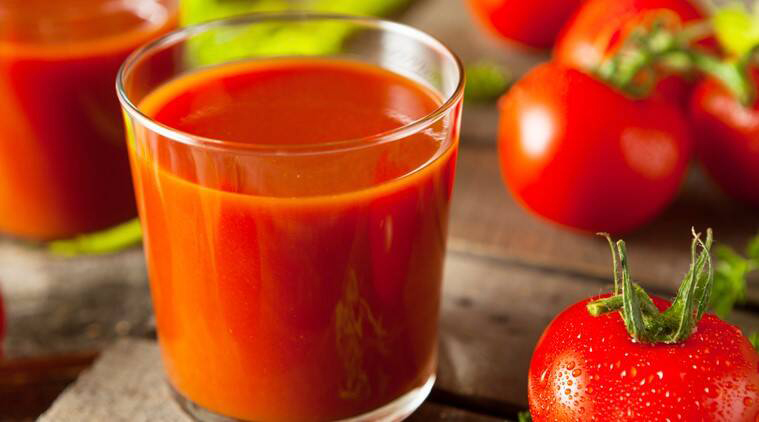 Nước ép cà chua giảm mỡ máu 