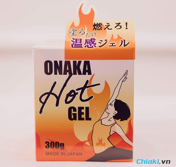 Review kem tan mỡ bụng sau sinh Onaka Hot Gel của Nhật