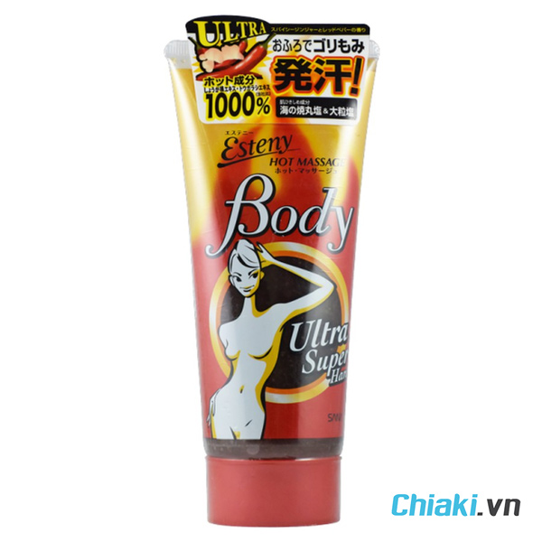 Review Kem tan mỡ bụng sau sinh Nhật Bản Esteny HotBody Ultra Super Hard