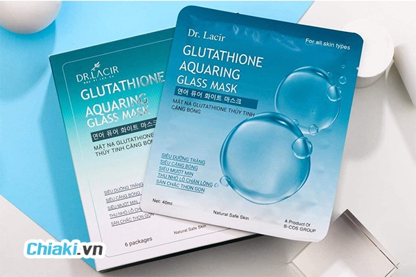Mặt Nạ Thuỷ Tinh Trắng Da Cấp Ẩm Dr. Lacir Glutathione