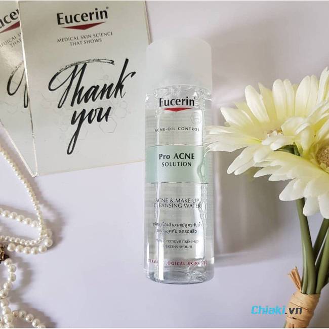 Nước tẩy trang cho da thường mụn Eucerin Pro Acne Solution