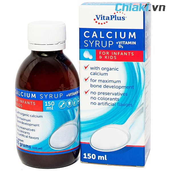 Vita Plus Calcium Syrup + Vitamin D3
