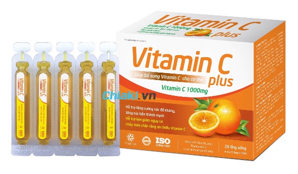 vitamin C dạng ống cho bé, Vitamin C Plus Vinamax