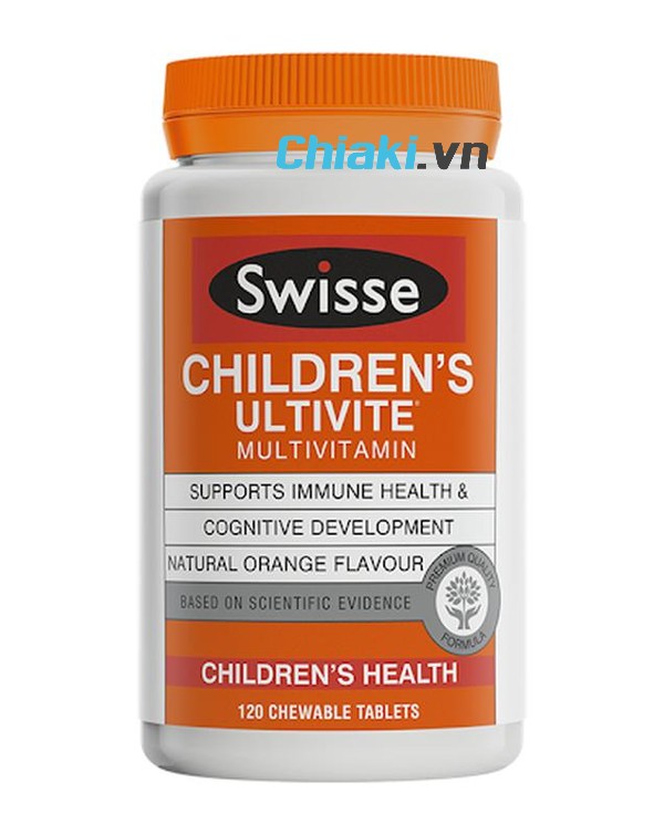 vitamin tổng hợp cho bé của Úc Swisse Children’s Ultivite Multivitamin