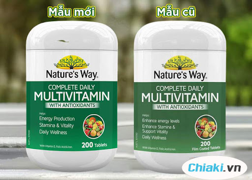 Vitamin Tổng Hợp Hỗ Trợ Tăng Cân Nature’s Way Complete Daily Multivitamin