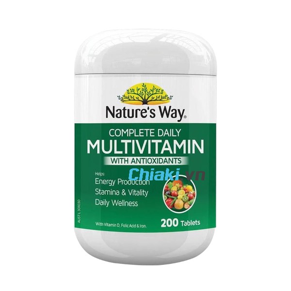 vitamin tổng hợp cho bé của Úc Nature’s Way Complete Daily Multivitamin