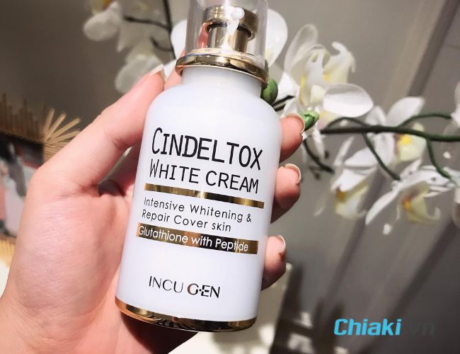 Kem dưỡng trắng body Cindel Tox White Cream