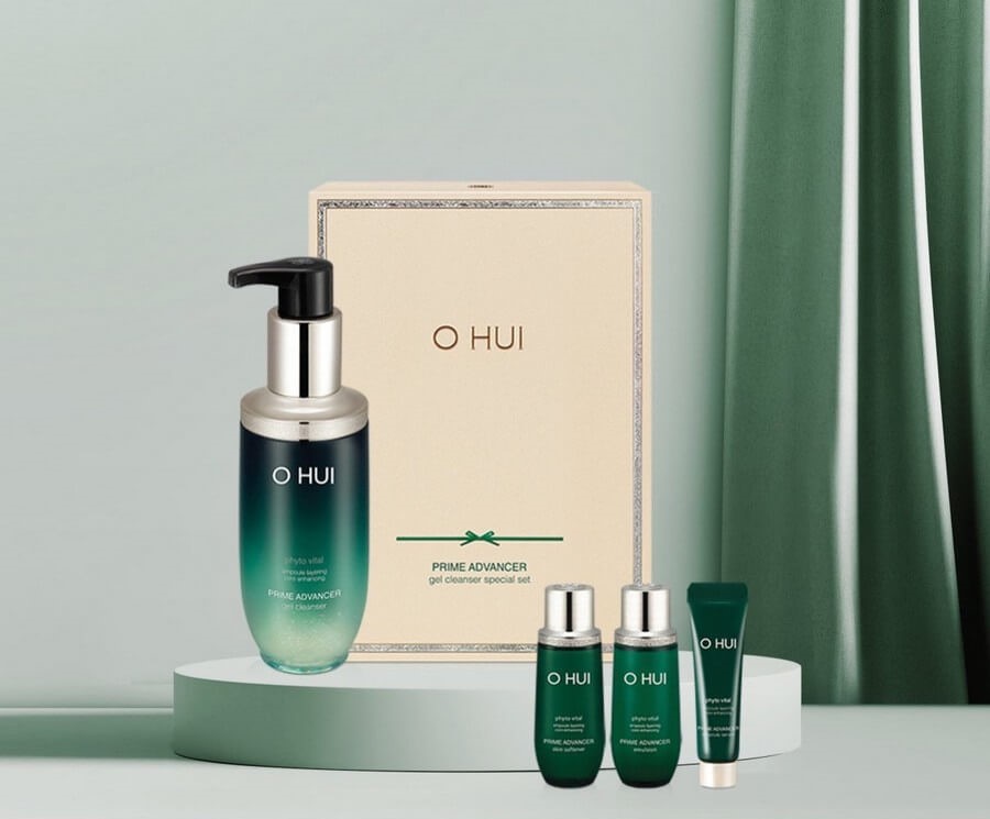 O HUI PRIME ADVANCER Gel Cleanser Set